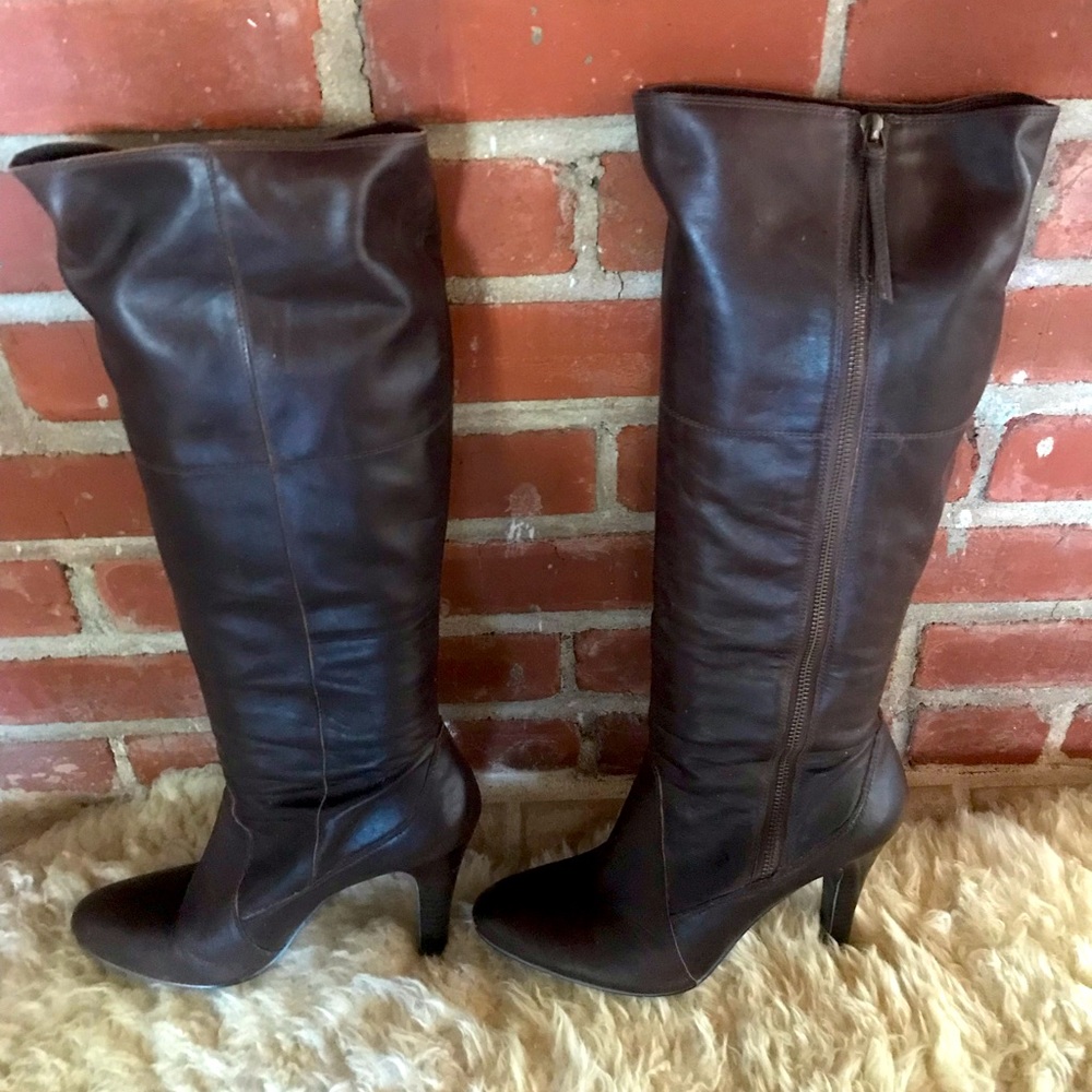 Nine West tall leather boots